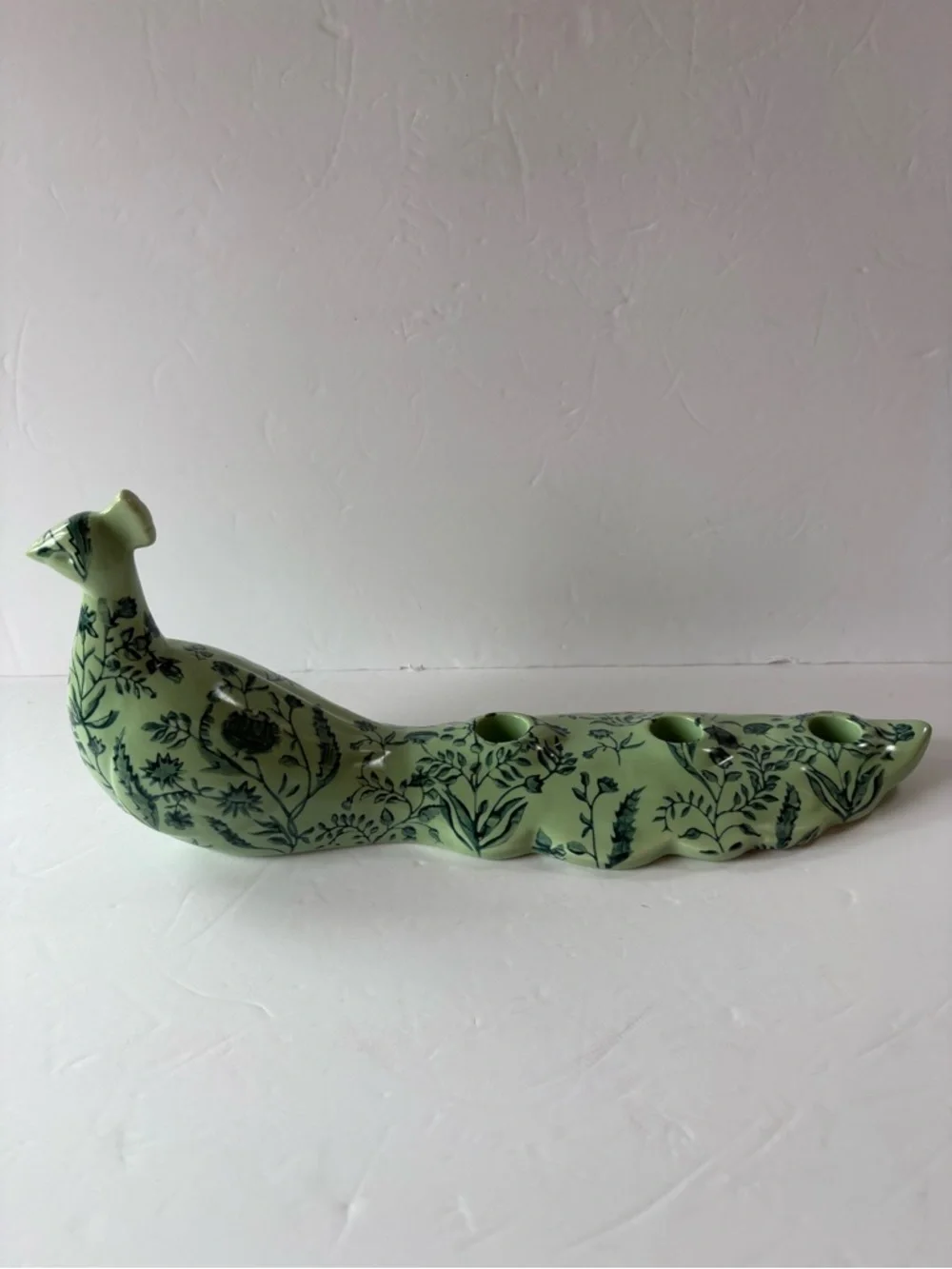 NWT Anthropologie Peacock Candle Holder